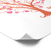 Tree Heart Happy Valentine Day Poster (Hoek)