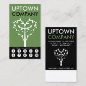 Tree Heart Loyalty Punch Card (Voorkant / Achterkant)