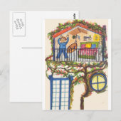 TREE HOUSE BRIEFKAART (Voorkant / Achterkant)