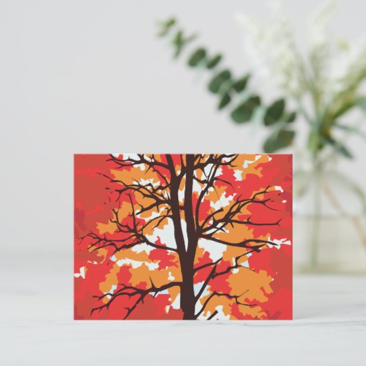 Tree Hugger Briefkaart (Staand voorkant)