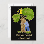 Tree Hugger Briefkaart (Voorkant / Achterkant)