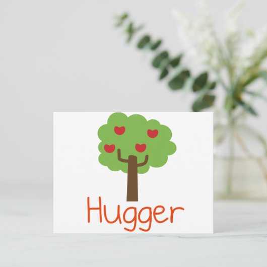 Tree Hugger Briefkaart (Staand voorkant)