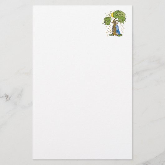 Tree Hugger Briefpapier (Voorkant)