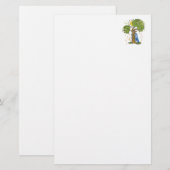 Tree Hugger Briefpapier (Voorkant / Achterkant)