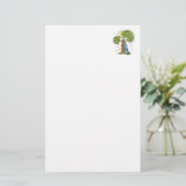 Tree Hugger Briefpapier (Staand voorkant)