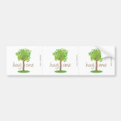 Tree Hugger Bumpersticker (Voorkant)