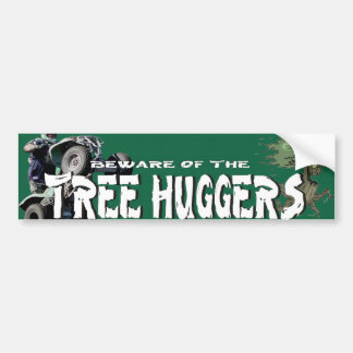 TREE HUGGER BUMPERSTICKER
