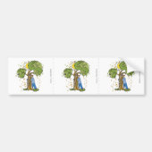 Tree Hugger Bumpersticker (Voorkant)
