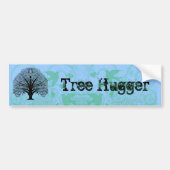 Tree Hugger Bumpersticker (Voorkant)