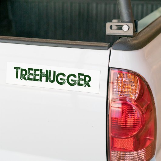 Tree Hugger Bumpersticker (Op Truck)