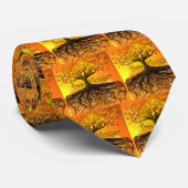 Tree Hugger Earth Day Stropdas (Opgerold)