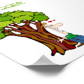 Tree Hugger - Guy Poster (Hoek)