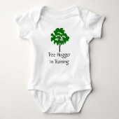 Tree Hugger in het trainen van biologisch Baby Shi Romper (Voorkant)