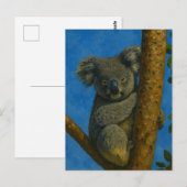 Tree Hugger - Koala in het bladerdak Briefkaart (Voorkant / Achterkant)
