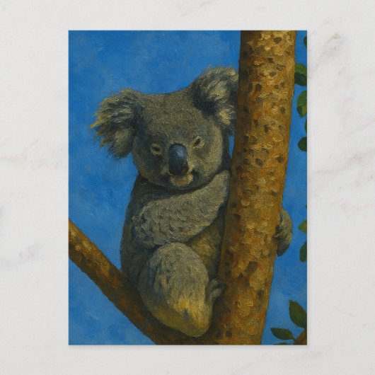 Tree Hugger - Koala in het bladerdak Briefkaart (Voorkant)