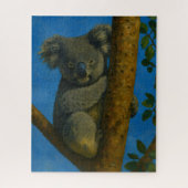 Tree Hugger - Koala in het bladerdak Legpuzzel (Verticaal)