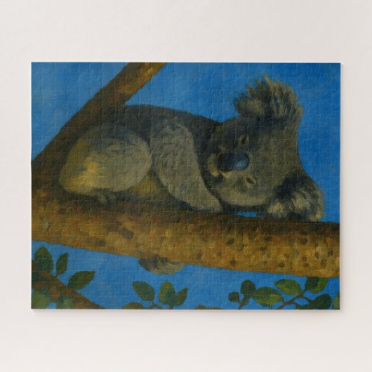 Tree Hugger - Koala in het bladerdak Legpuzzel (Horizontaal)