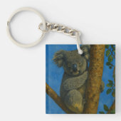 Tree Hugger - Koala in het bladerdak Sleutelhanger (voorkant)