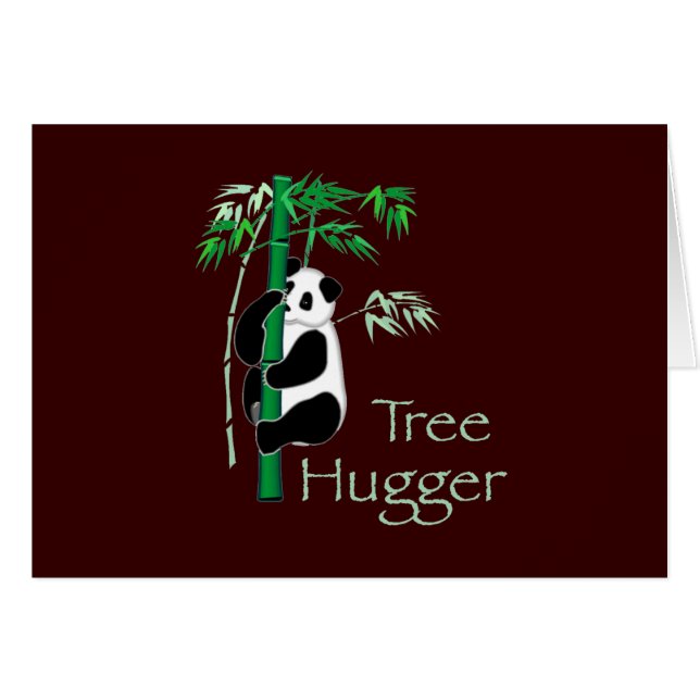 Tree Hugger Panda (Voorkant Horizontaal)