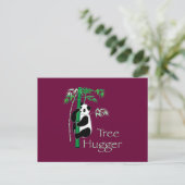 Tree Hugger Panda Briefkaart (Staand voorkant)
