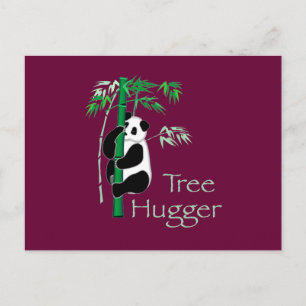 Tree Hugger Panda Briefkaart