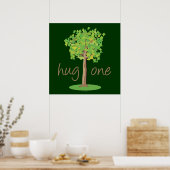 Tree Hugger Poster (Keuken)