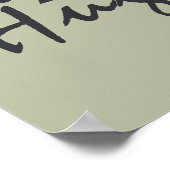 Tree Hugger Poster (Hoek)