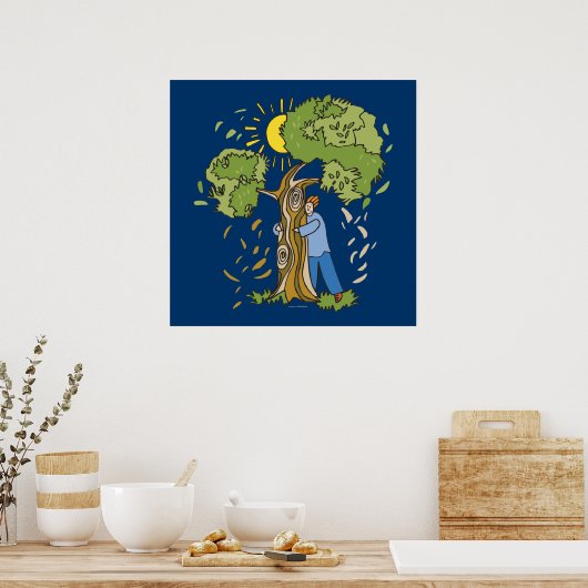 Tree Hugger Poster (Keuken)