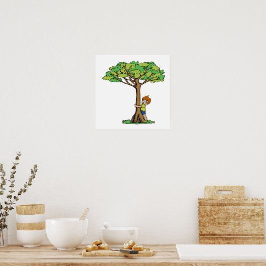 Tree Hugger Poster (Keuken)