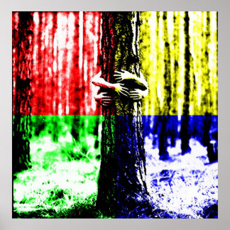 Tree Hugger Poster