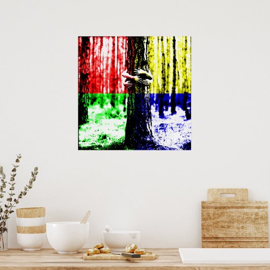 Tree Hugger Poster (Keuken)