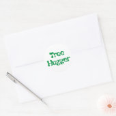 Tree Hugger Producten & Design! Ronde Sticker (Envelop)