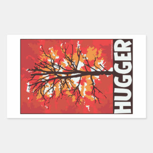Tree Hugger Rechthoekige Sticker