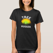 Tree Hugger Retro  Milieu Natuur Co T-shirt (Voorkant)