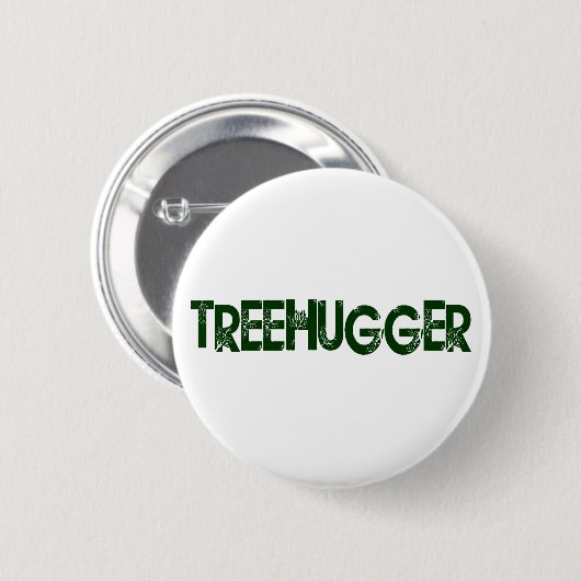 Tree Hugger Ronde Button 5,7 Cm (Voorkant /achterkant)