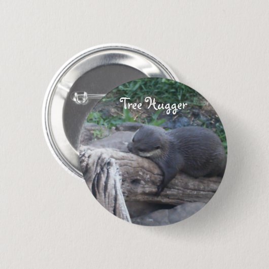 Tree Hugger Ronde Button 5,7 Cm (Voorkant /achterkant)