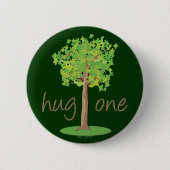 Tree Hugger Ronde Button 5,7 Cm (Voorkant)