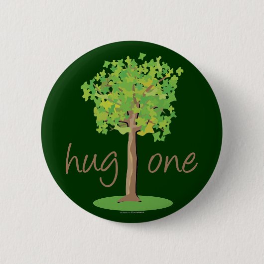 Tree Hugger Ronde Button 5,7 Cm (Voorkant)