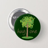 Tree Hugger Ronde Button 5,7 Cm (Voorkant /achterkant)