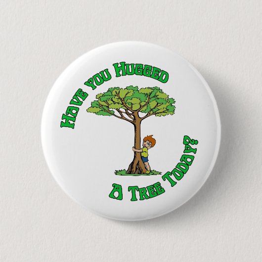 Tree Hugger Ronde Button 5,7 Cm (Voorkant)