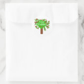 Tree Hugger Ronde Sticker (Tas)