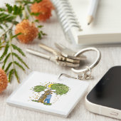 Tree Hugger Sleutelhanger (Voorkant Rechts)