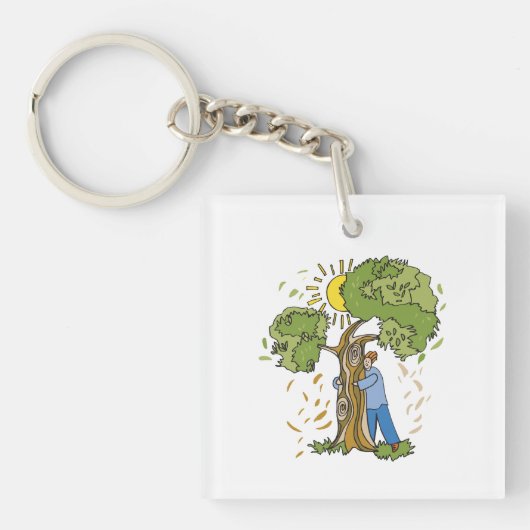Tree Hugger Sleutelhanger (voorkant)