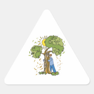 Tree Hugger Sticker