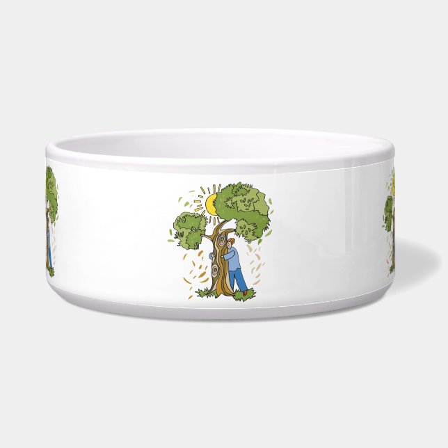 Tree Hugger Voerbakje (Voorkant)