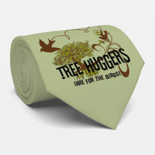 Tree Huggers 4 the Birds Kleuren wijzigen Stropdas