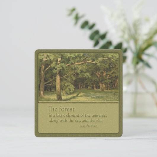 Tree Hugger's CC0351 Shishkin-citaat (Staand voorkant)