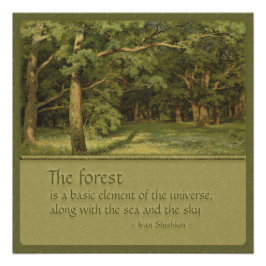Tree Hugger's CC0352 Shishkin Perfect Poster