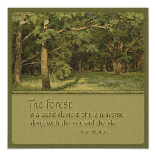 Tree Hugger's CC0352 Shishkin Perfect Poster (Voorkant)