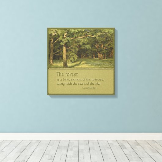 Tree Hugger's CC0394 Shishkin Canvas Afdruk (Insitu (Houten vloer))